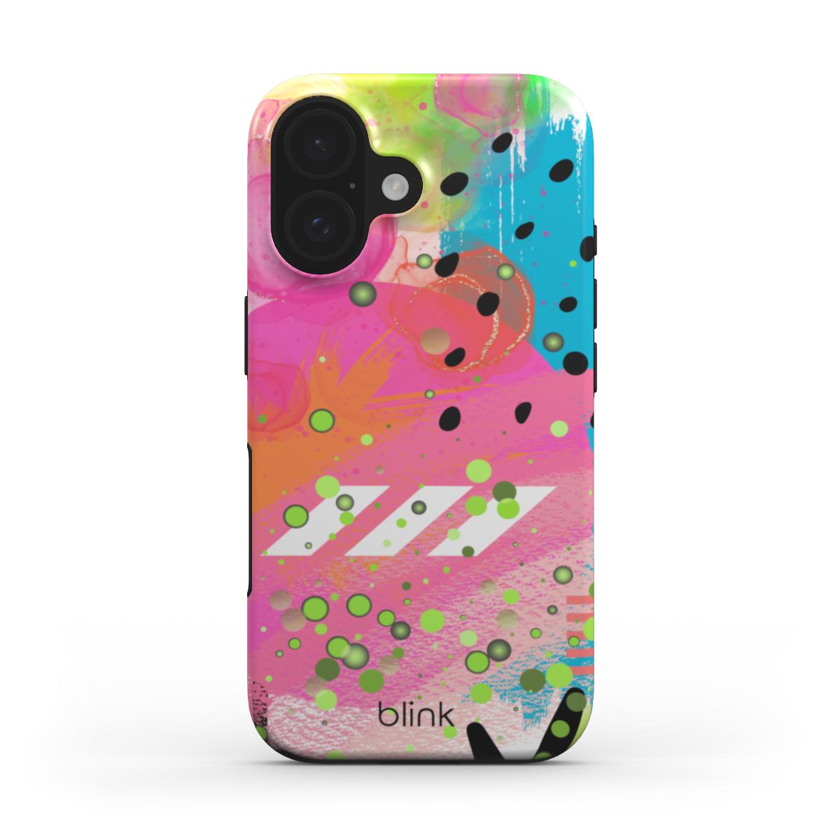 'Fusion' Modern Art Tough Phone Case for iPhone