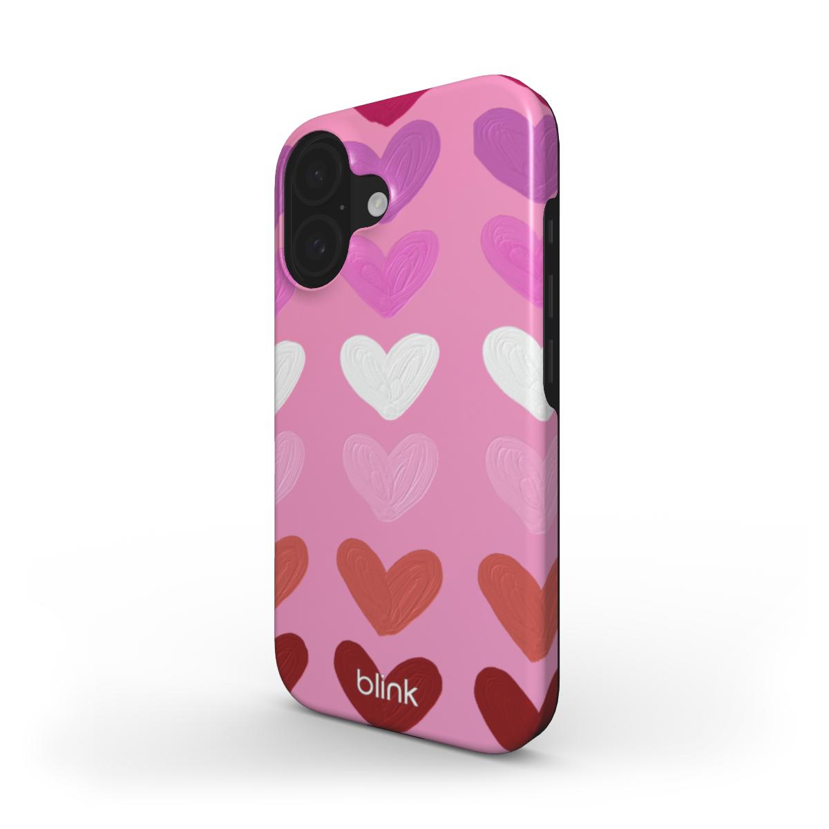 'Heartz' Modern Art Tough Phone Case for iPhone