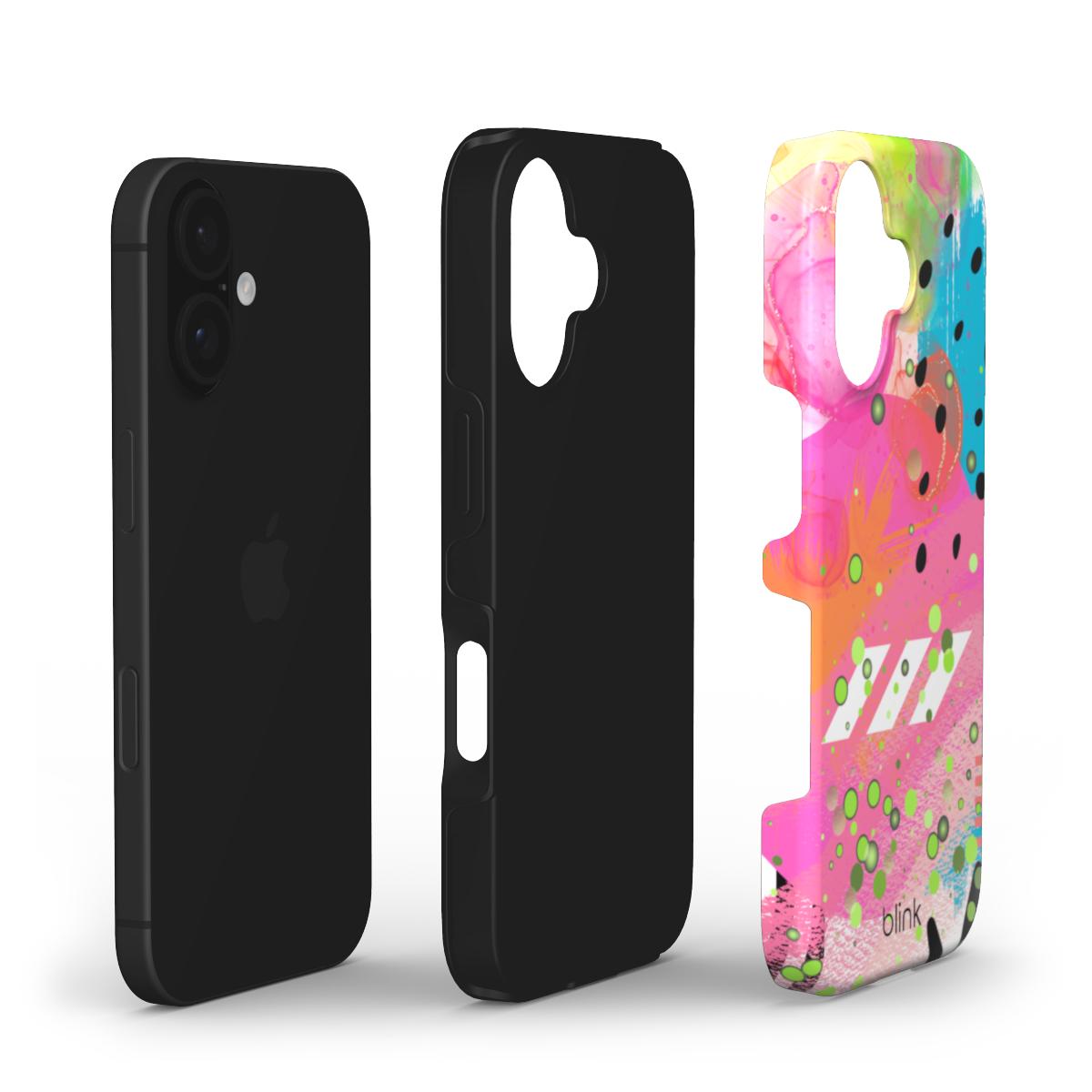 'Fusion' Modern Art Tough Phone Case for iPhone
