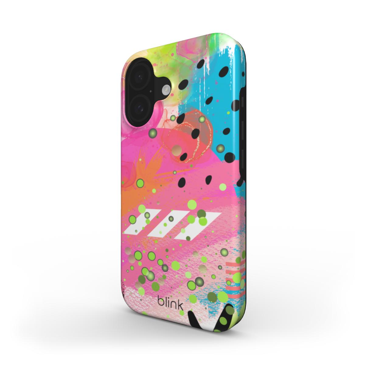 'Fusion' Modern Art Tough Phone Case for iPhone