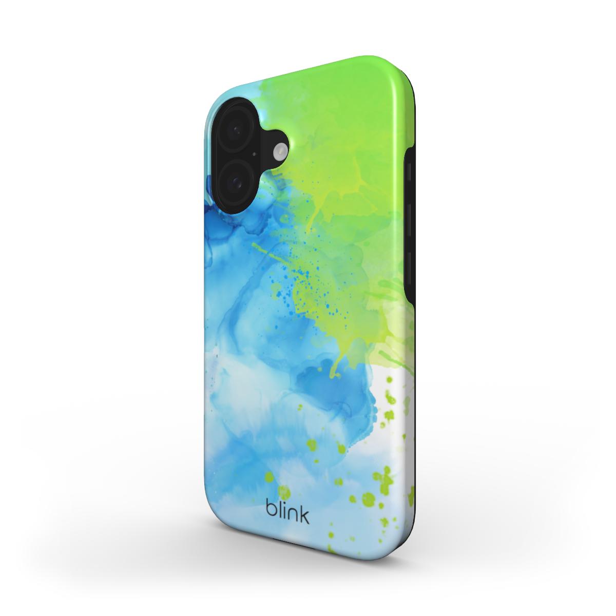 'Emerald Isle' Modern Art Tough Phone Case for iPhone