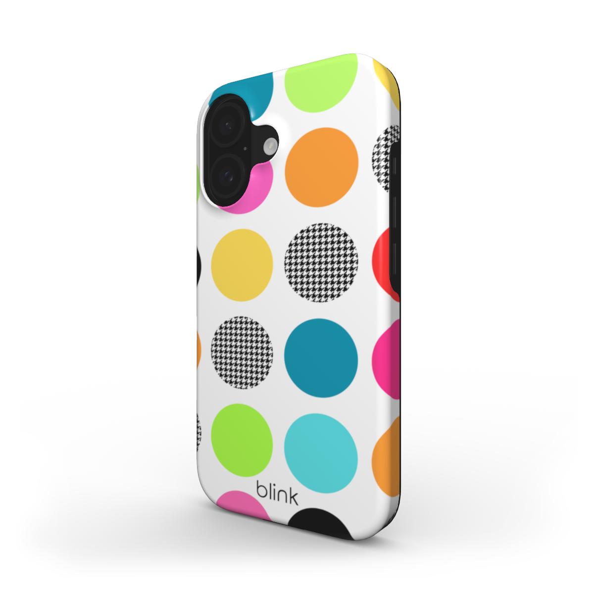 'Houndstooth' Modern Art Tough Phone Case for iPhone