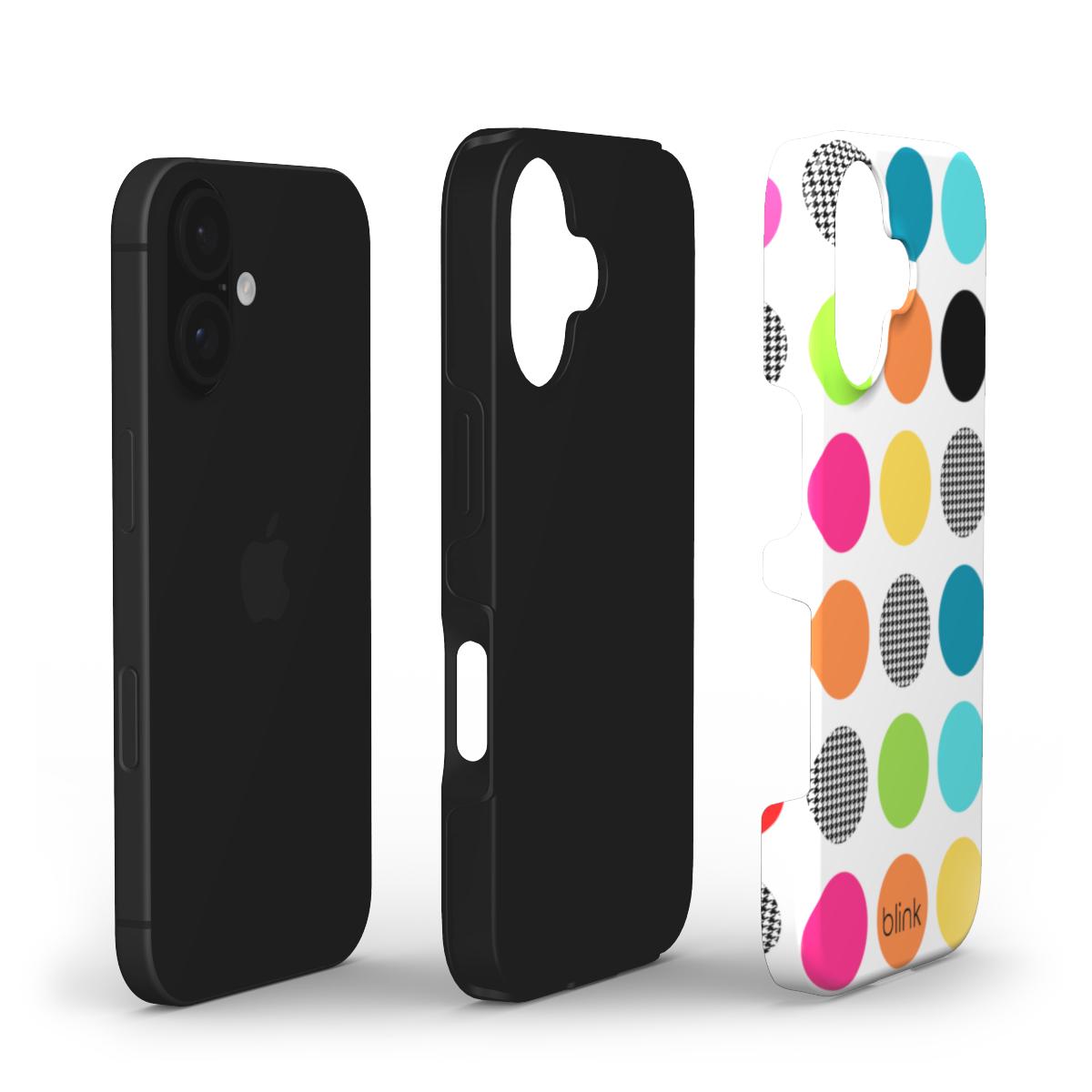 'Houndstooth 2' Modern Art Tough Phone Case for iPhone