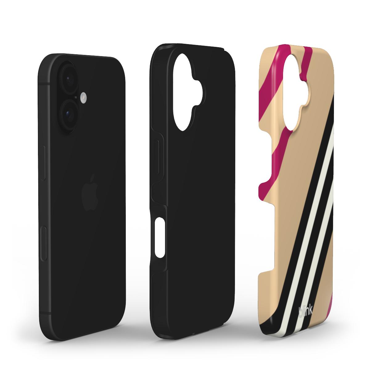 Burgundy Kensington Tough Phone Case for iPhone