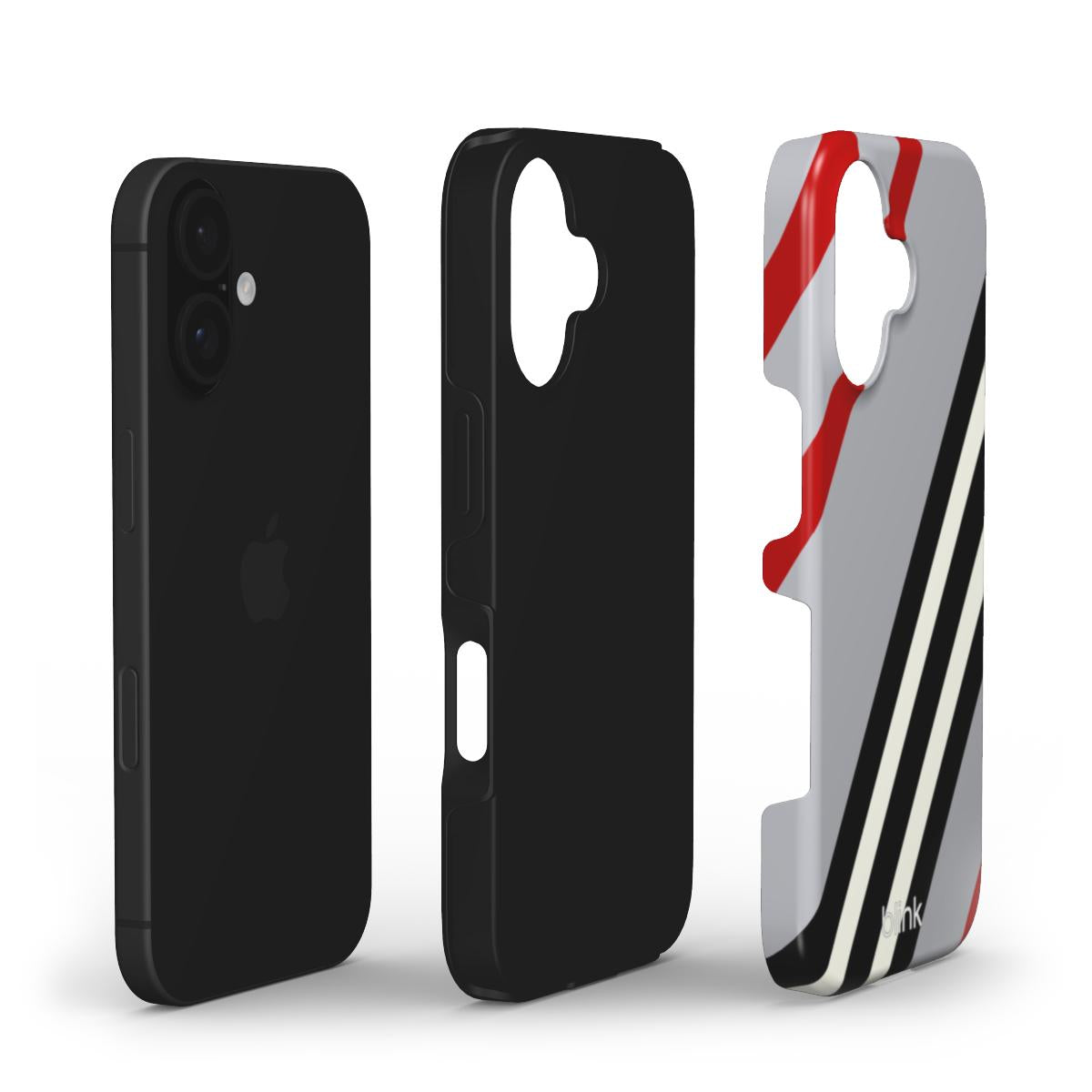 Silver Kensington Tough Phone Case for iPhone