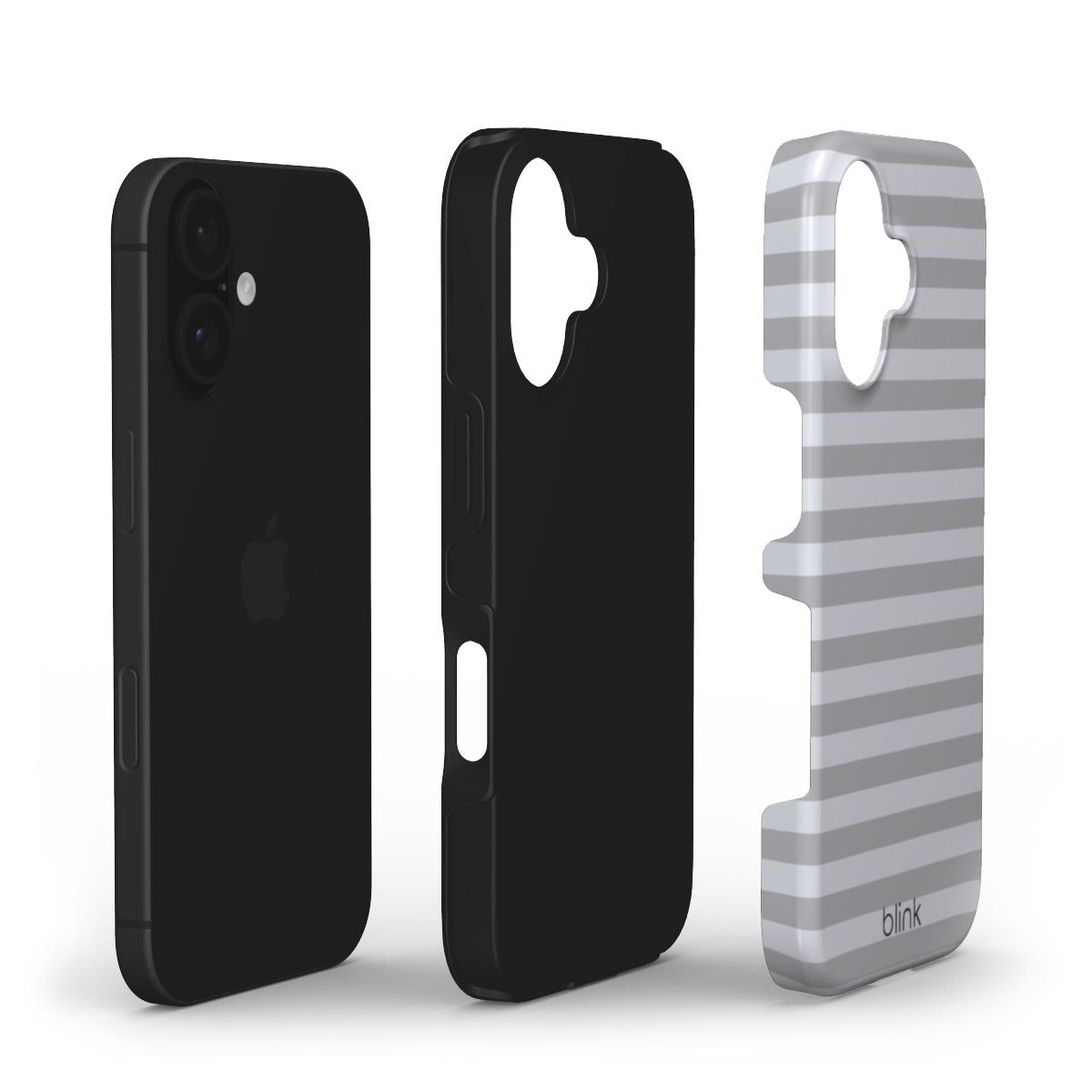 Silver Eze Tough Phone Case for iPhone
