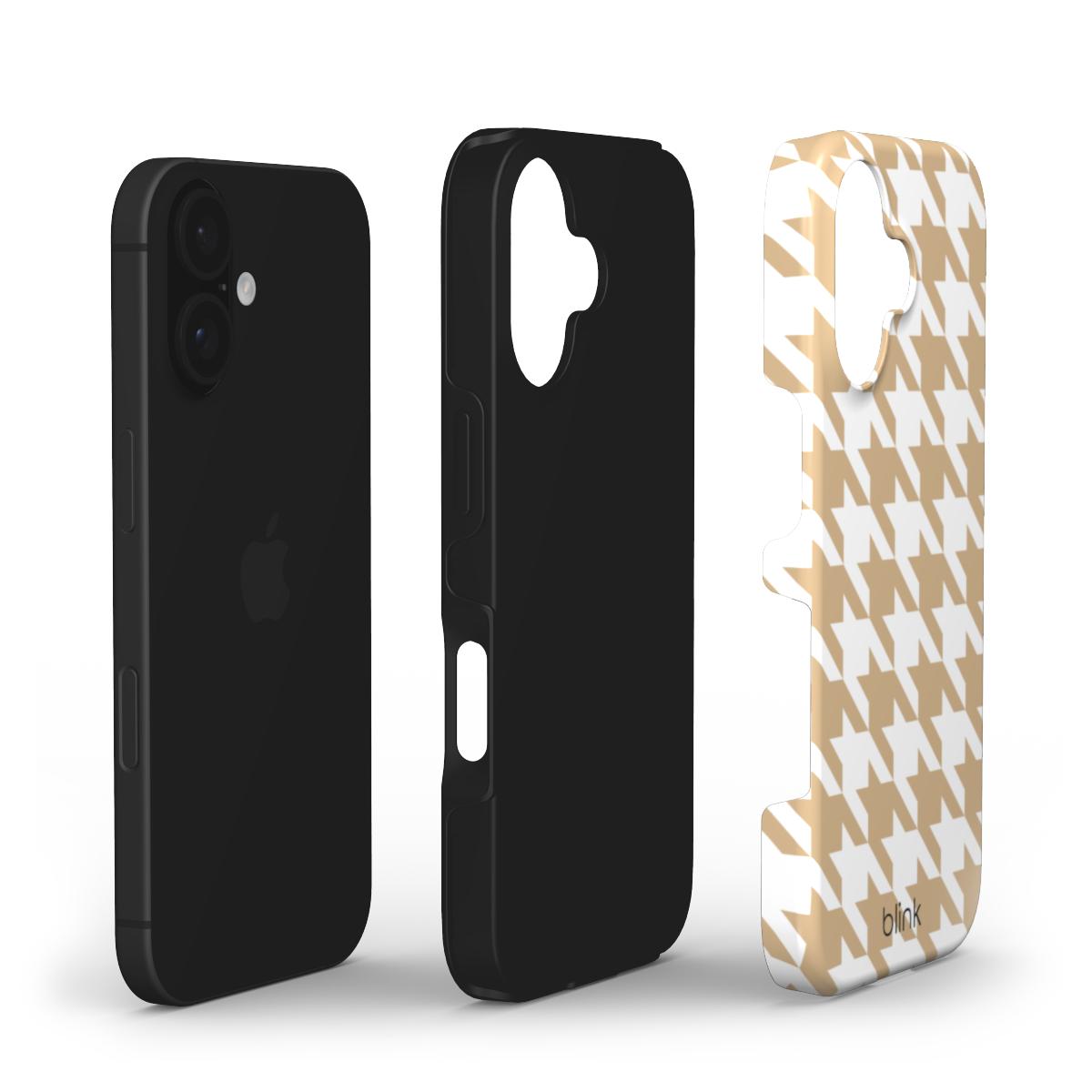 Taupe Coco Tough Phone Case for iPhone