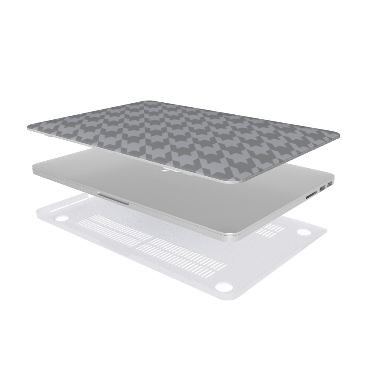 Silver Coco MacBook Case