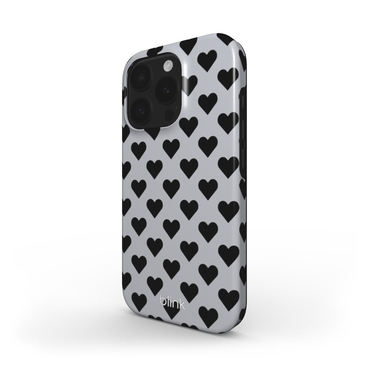 Charcoal Love Tough Phone Case for iPhone