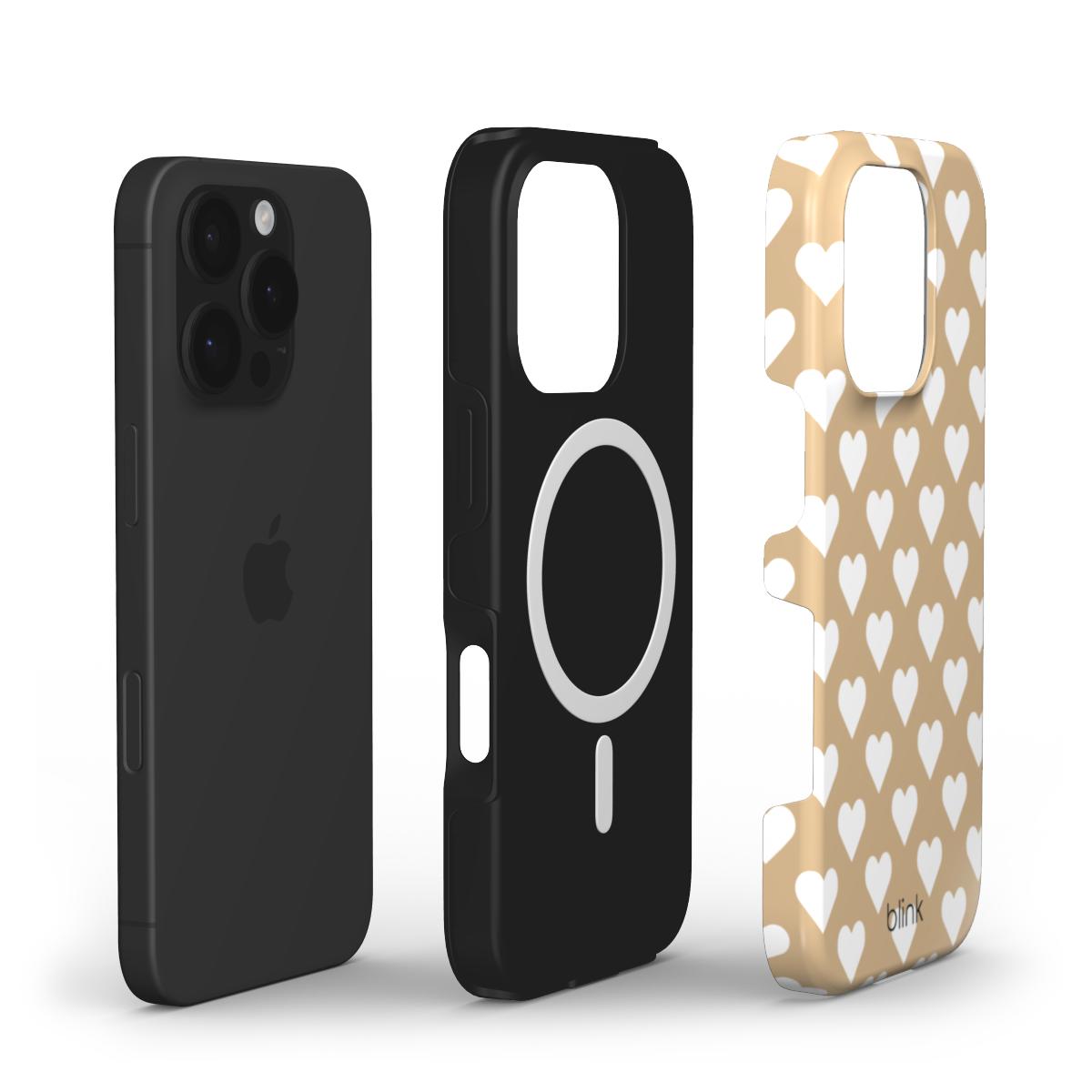 Taupe Love MagSafe Tough Phone Case