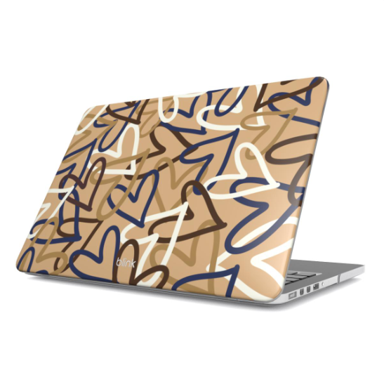 Marine Hearts MacBook Case