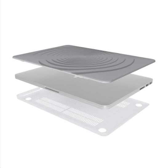 Silver Galaxy MacBook Case