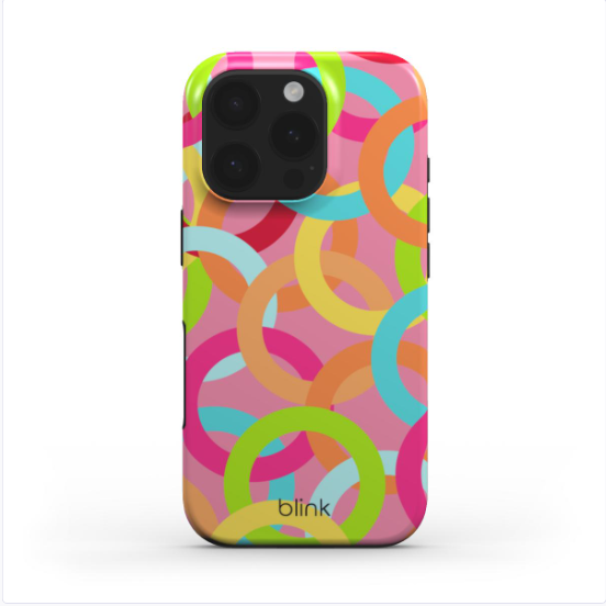Rainbow Halo Tough Phone Case for iPhone