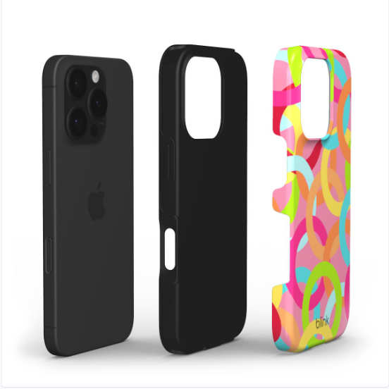 Rainbow Halo Tough Phone Case for iPhone