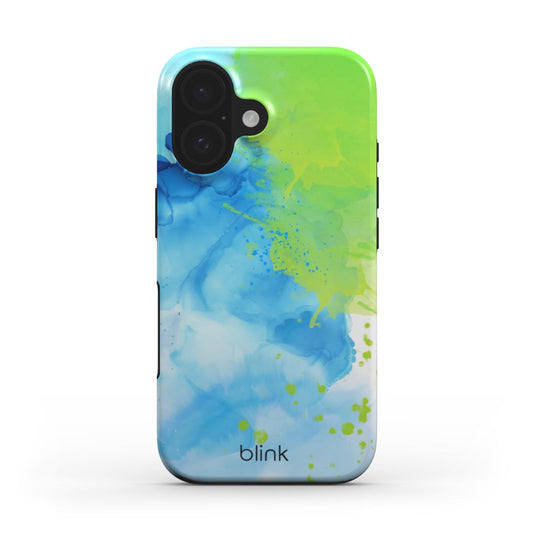 'Emerald Isle' Modern Art Tough Phone Case for iPhone