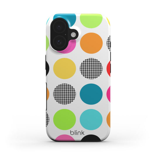 'Houndstooth' Modern Art Tough Phone Case for iPhone