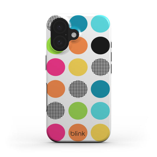 'Houndstooth 2' Modern Art Tough Phone Case for iPhone