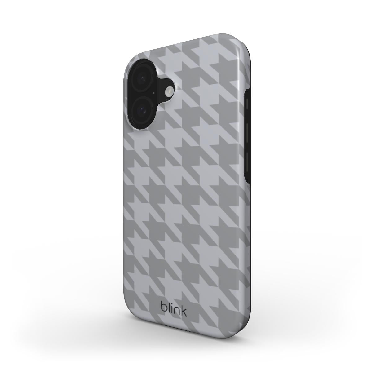 Silver Coco Tough Phone Case for iPhone