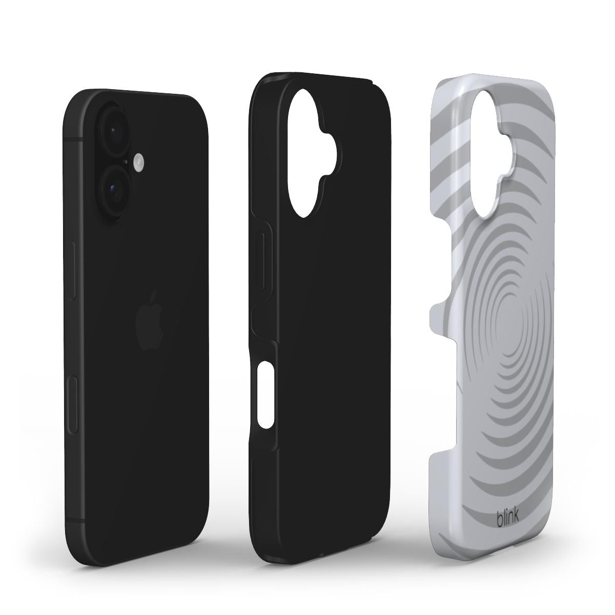 Silver Galaxy Tough Phone Case for iPhone
