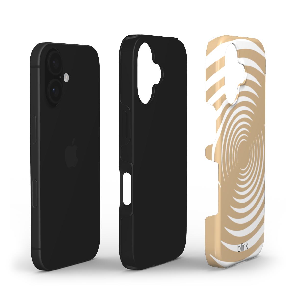 Taupe Galaxy Tough Phone Case for iPhone