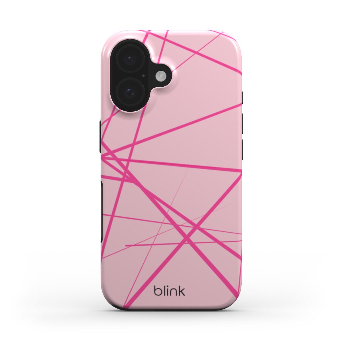 Blush Geo Tough Phone Case for iPhone