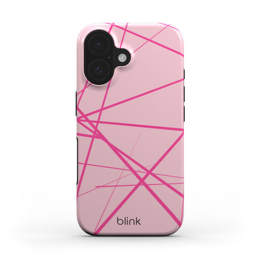 Blush Geo Tough Phone Case for iPhone