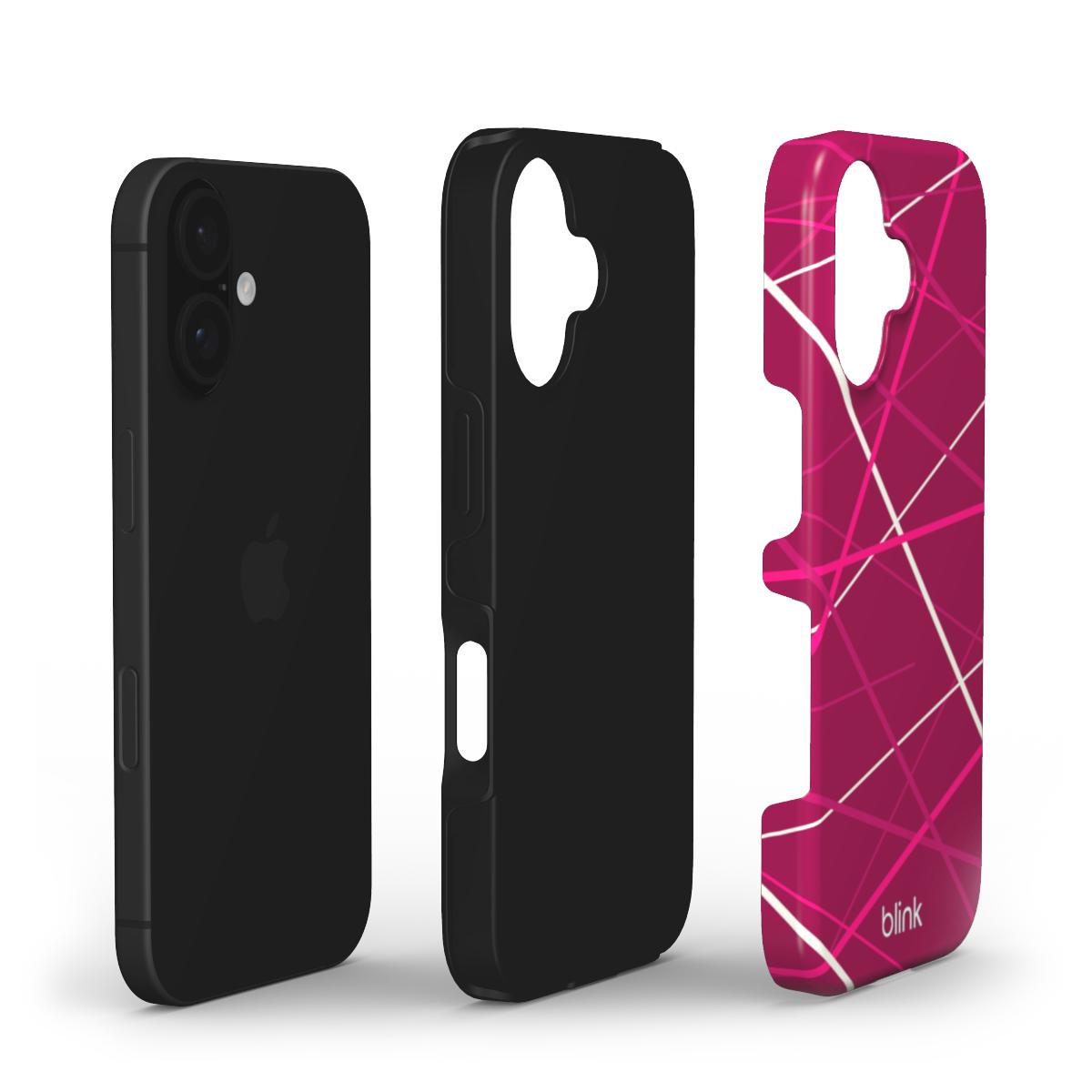 Berry Geo Tough Phone Case for iPhone