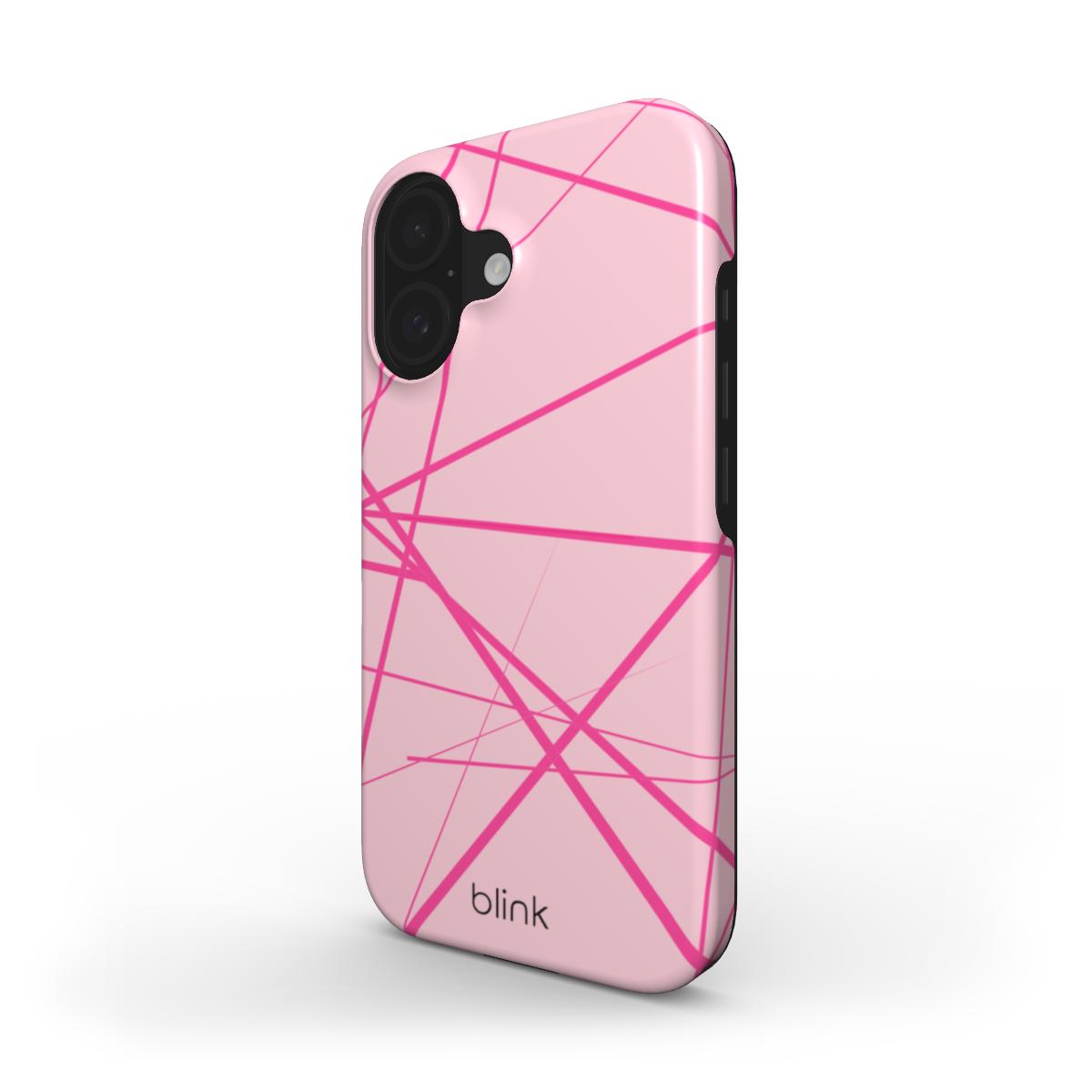 Blush Geo Tough Phone Case for iPhone