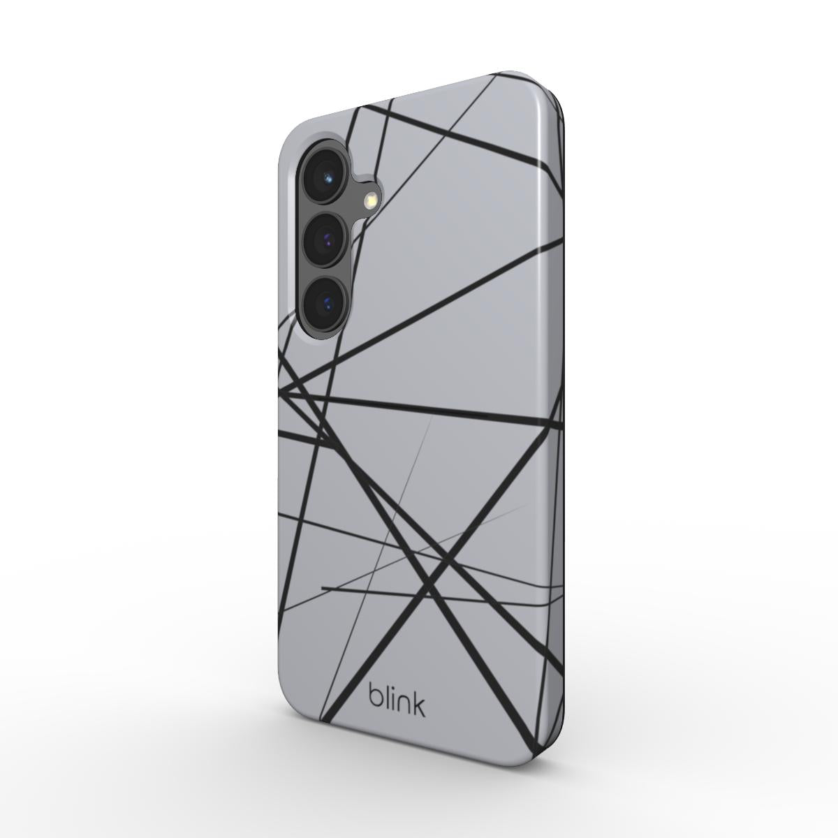 Charcoal Geo Tough Phone Case for Android