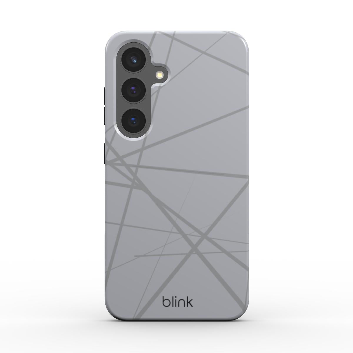 Silver Geo Tough Phone Case for Android
