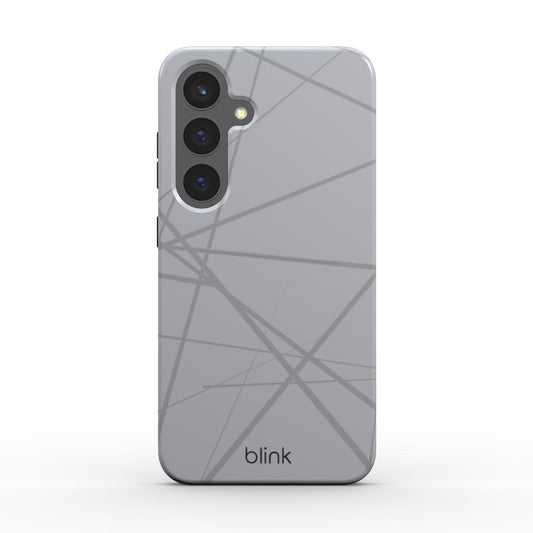 Silver Geo Tough Phone Case for Android