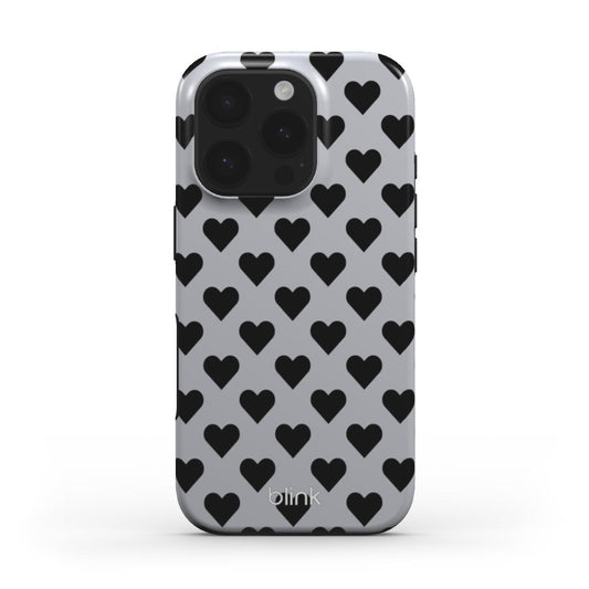 Charcoal Love Tough Phone Case for iPhone