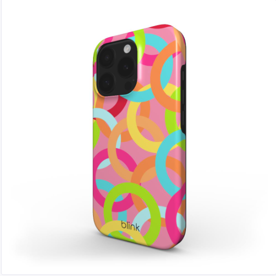 Rainbow Halo Tough Phone Case for iPhone