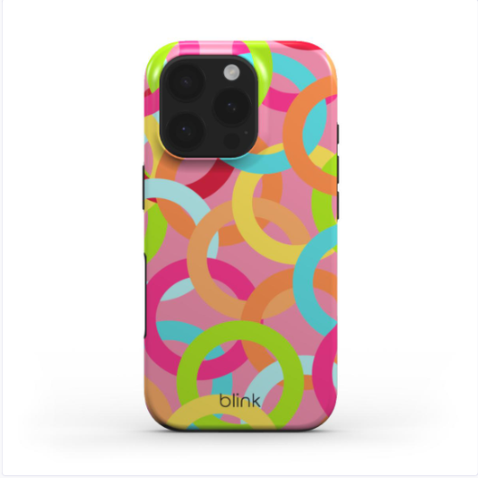 Rainbow Halo Tough Phone Case for iPhone