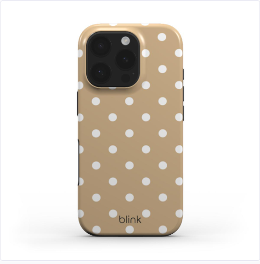 Taupe Oxford Tough Phone Case for iPhone